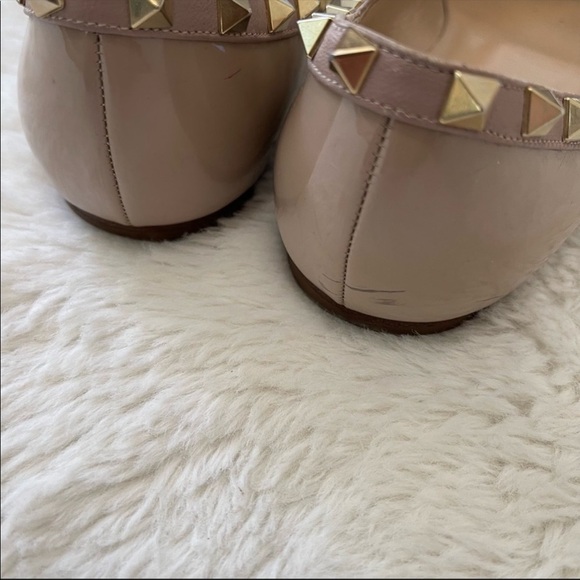 Valentino Patent Leather Rockstud Ballet Flats - Picture 14 of 16